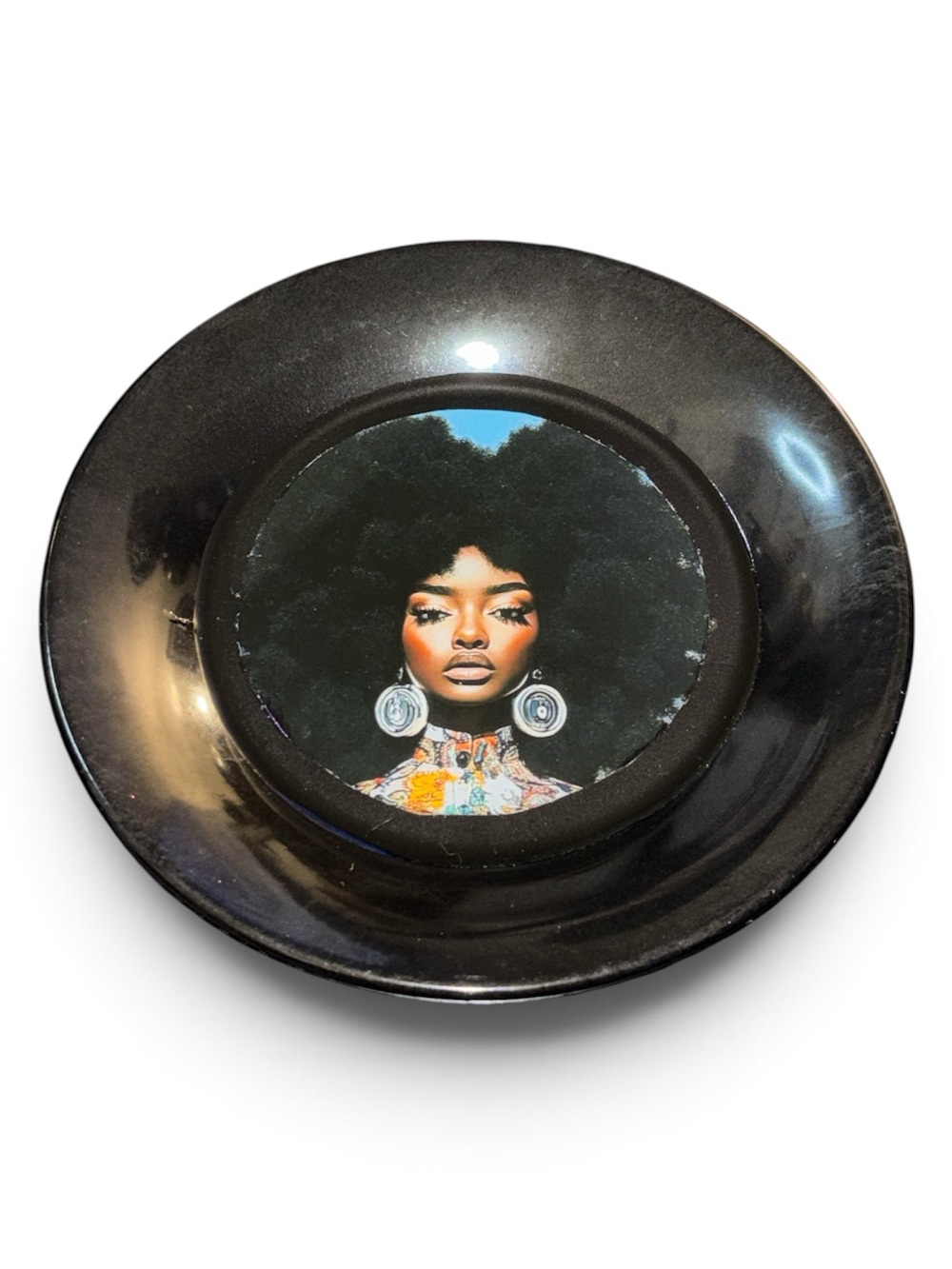NORE’S NOVELTIES Handcrafted Decorative Saucer/ Soap Dish Set “AYODELE”